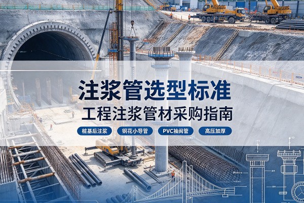 罗平注浆管选型标准